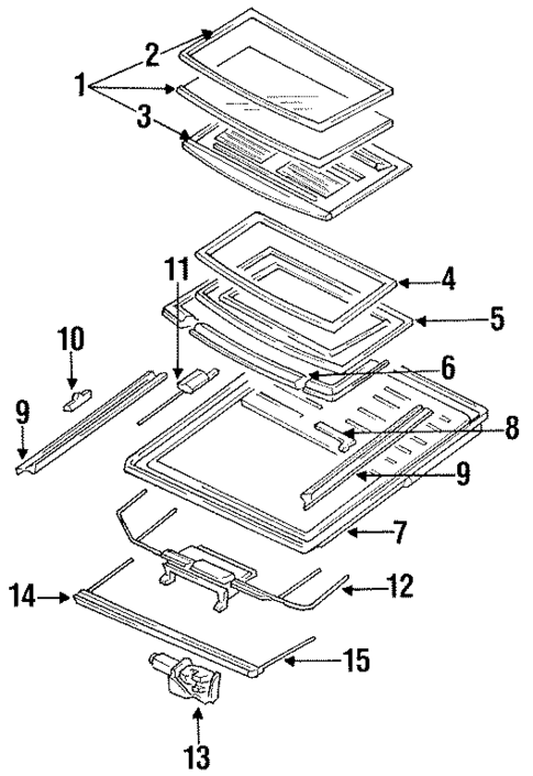 Sunroof for 1992 Ford Escort #0