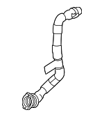 86803278 - Cooling System: Inlet Hose for Acura Image