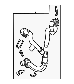 85674240 - Cooling System: Reservoir Hose for Acura: ZDX Image