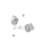 68413368AA - Electrical: Horn And Bracket for Mopar Image
