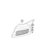 7JR12TX7AD - Interior Trim: D Pillar Molding, Right for Mopar Image