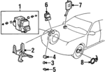 8977112010 - Electrical: Relay Upper Cover for Toyota: Avalon Image