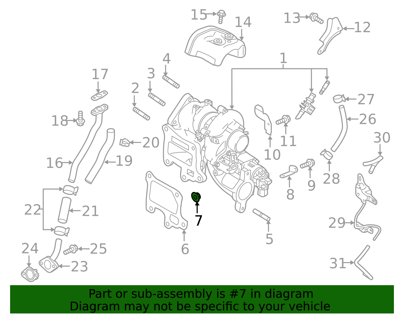 SH01-13-465 - Exhaust Manifold Nut - 2016-2025 Mazda | Mazda Swag