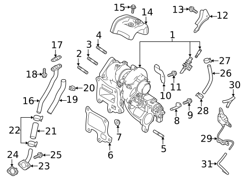Turbocharger & Components for 2018 Mazda CX-9 #0