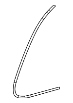 73525SYY000 - Body: Seal for Honda Image