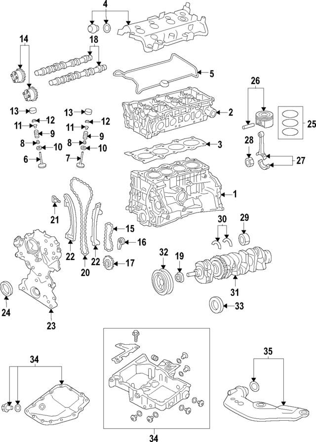 MQ718272 - : Main Bearings for Mitsubishi Image