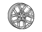 68679916AA - Suspension: Wheel, Alloy for Mopar Image