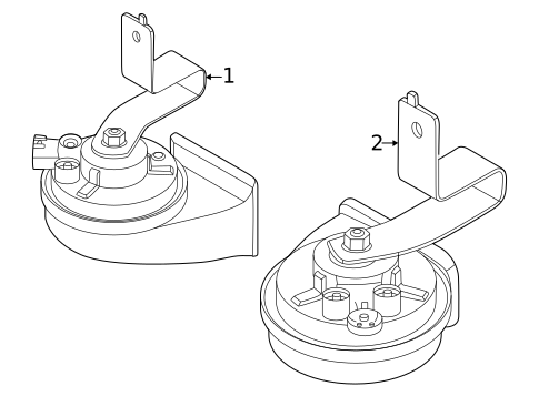 Horns for 2026 Kia EV9 #0