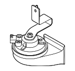 96611DO100 - Electrical: Low Note Horn for Kia Image