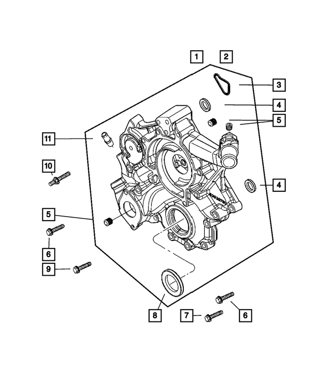 6505293AA - Engine 4.7L Eight Cylinder [EVA]: Stud, Mounting for Mopar Image