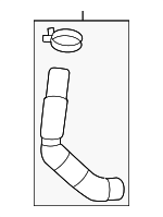 PX4J1571Y - : Inter-Cooler Hose for Mazda: 3, CX-30, CX-50 Image