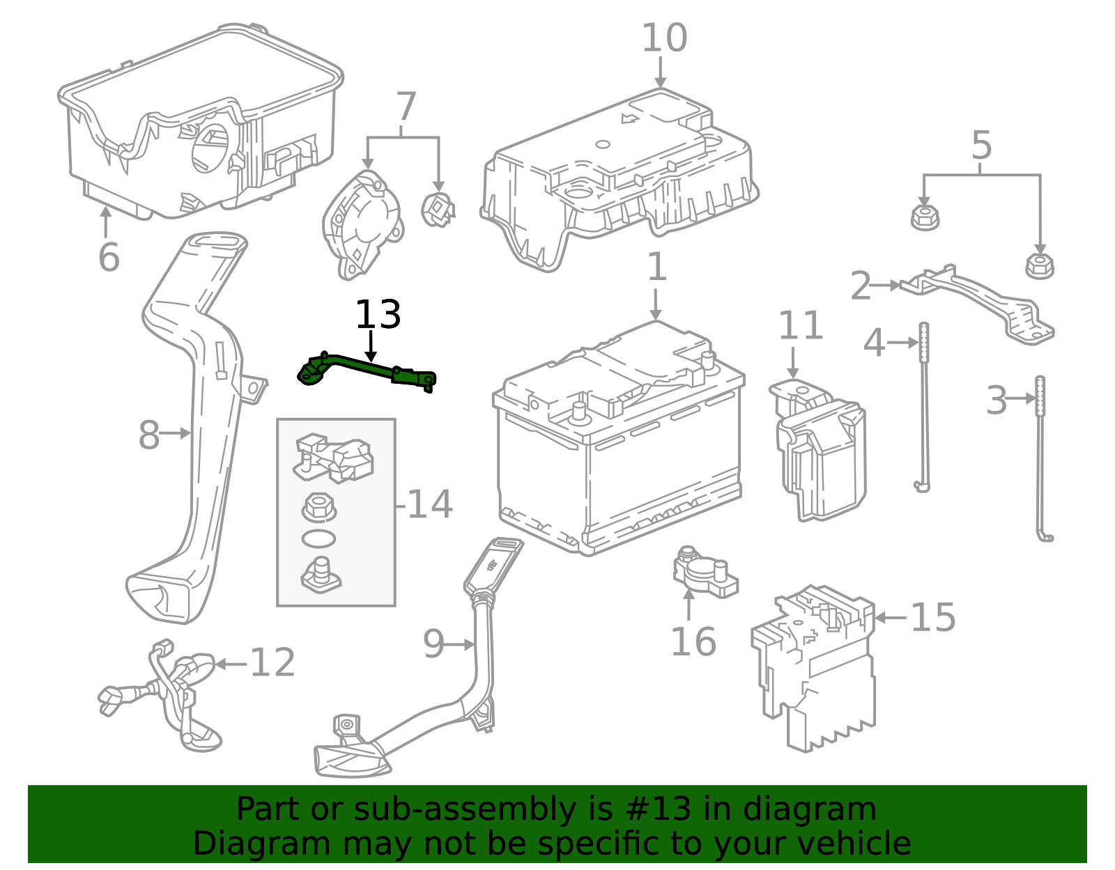 2018-2026 Honda Odyssey Battery Cable 32600-THR-A00 | OEM Parts Online