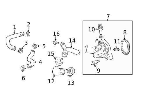 Hoses & Lines for 2016 Chevrolet Spark #0