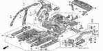 65622SM4A00ZZ - Body/Air Conditioning: FLANGE, FRAME END for Honda Image