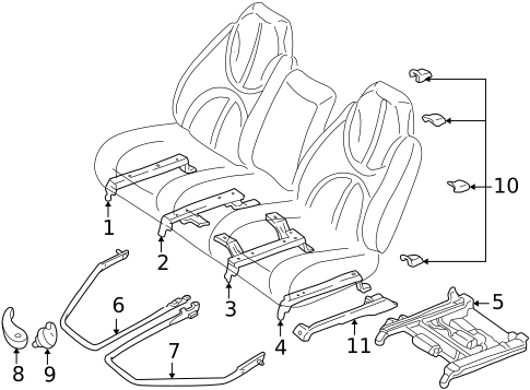 Tracks & Components for 2003 Dodge Durango #0