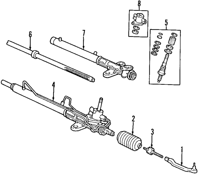 53608SV4A00 - : Steering Gear Housing for Acura Image
