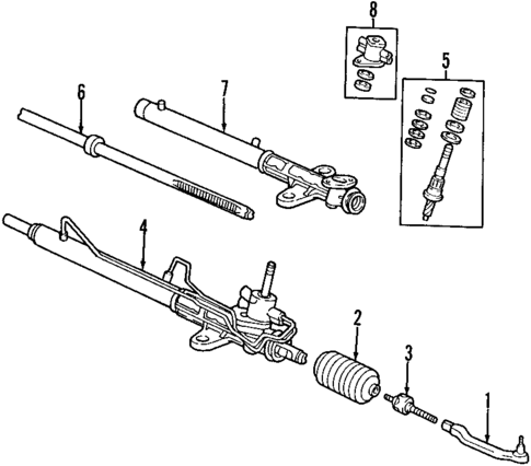P/S Pump & Hoses for 1998 Acura CL #0