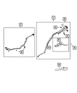 68459303AC - Fuel and Accelerator Pedal: Fuel Filler Vent Hose for Mopar Image