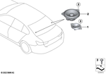 65132622859 - : Tweeter Top Hifi System for BMW Image