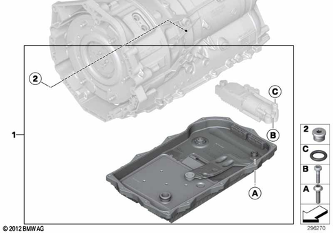 Individual Transmission Parts for 2014 BMW Hybrid 5 #10