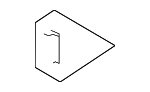7L0498871 - HVAC: Condenser Bracket for Audi Image