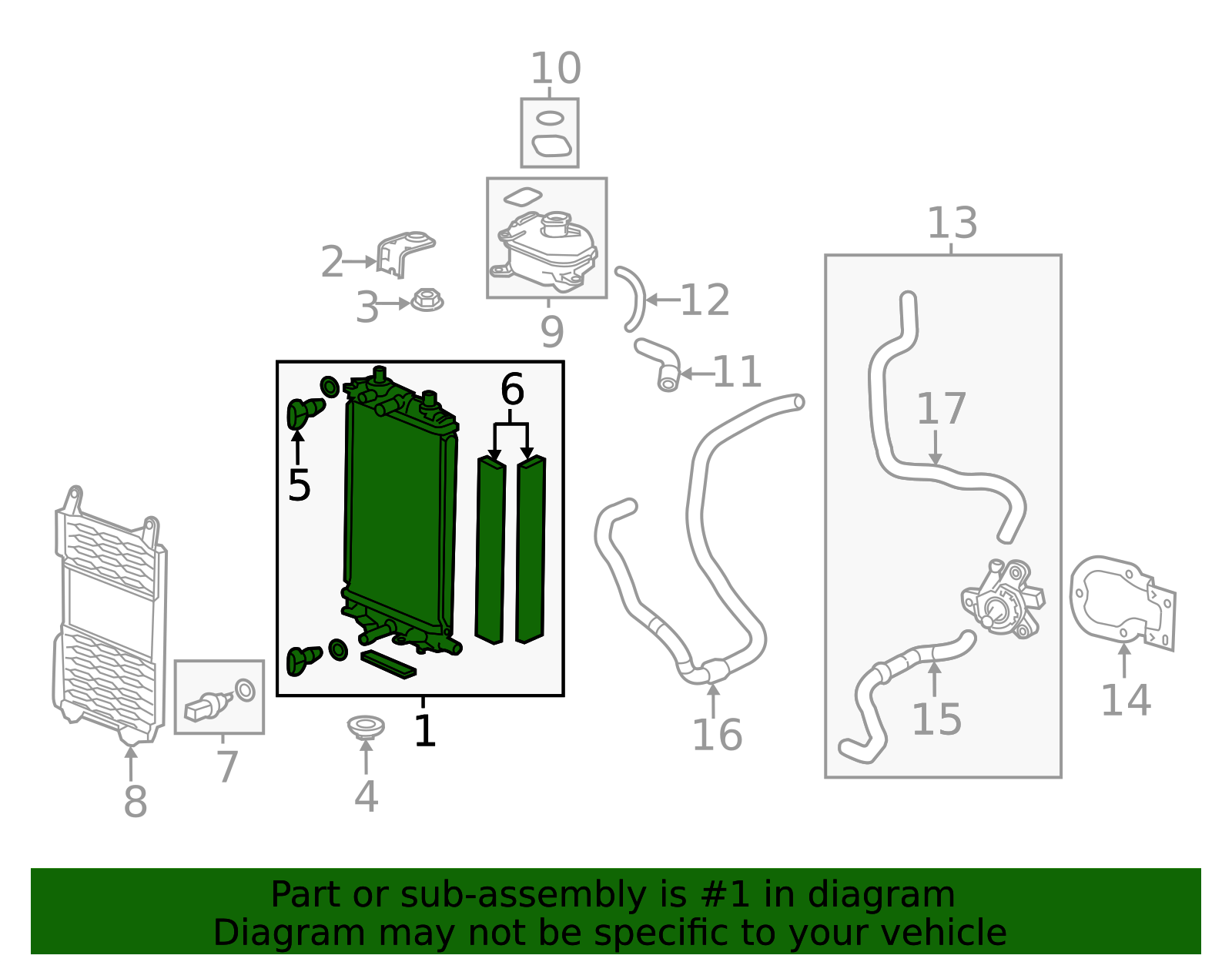 2014-2017 Honda Accord Drive Motor Inverter Cooler 1J010-5K0-014 | OEM ...