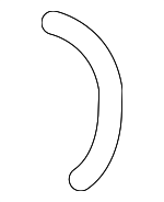 1J1075K0000 - Cooling System: Overflow Hose for Honda: Accord Image