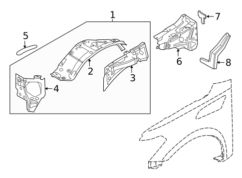 Inner Components for 2019 Nissan Armada #0