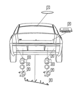 4602421AH - Electrical: Parking Assist Module for Chrysler: 300 | Dodge: Charger, Magnum Image