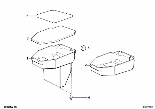 51161456181 - Seats and Seat Bench: Tool Box -  for BMW-Motorrad Image