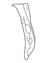 8621130360 - Body: AM/FM CD Mount Bracket for Lexus: GS350, GS450h, GS460 Image