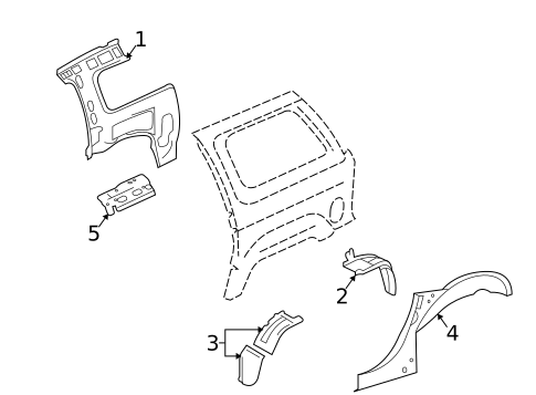 Inner Structure for 2006 Isuzu Ascender #0