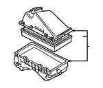 1J0129607BP - : Air Cleaner Assembly for Volkswagen Image