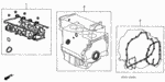 6110RAAA03 - Engine: GASKET KIT, CYLINDER HEAD for Honda Image