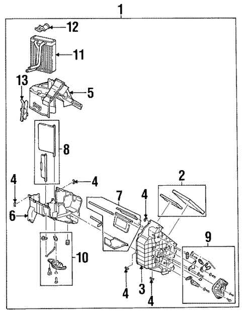 Heater for 1998 Kia Sephia #0