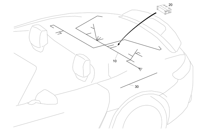 1905402609 - Soft Top: Electrical Wiring Harness for Mercedes-Benz Image image