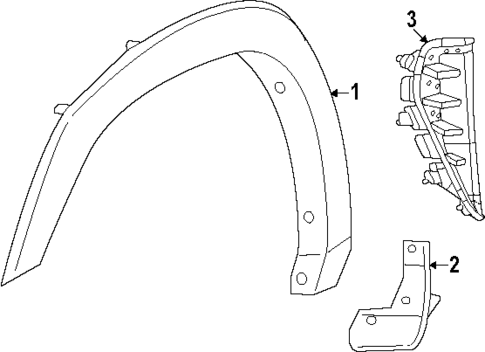 Exterior Trim - Fender for 2025 Ram 1500 #0