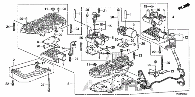 AT Valve Body for 2013 Acura ILX #0