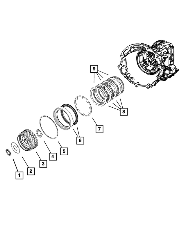 4412209 - 42RLE; 4-Speed; Automatic Transmission: Thrust Bearing for Mopar Image image
