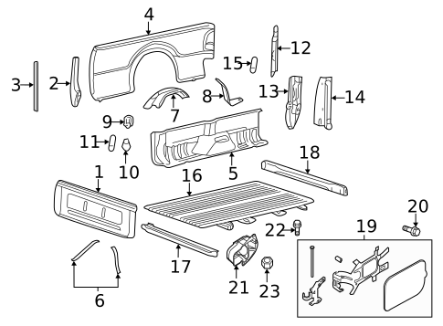 Front & Side Panels for 2016 Ford F-350 Super Duty #0