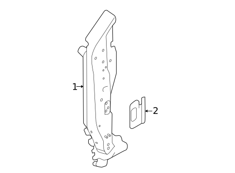 Hinge Pillar for 2024 Nissan Murano #0