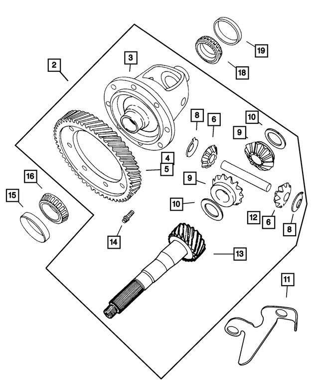 4800197AC - : Trans-Axle Differential for Mopar Image