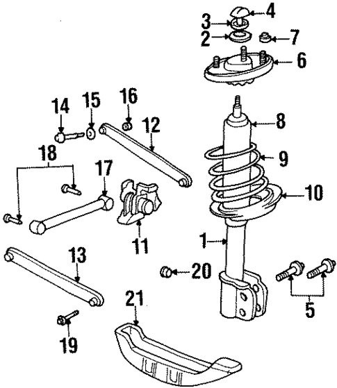 Rear Suspension for 2000 Chevrolet Lumina #0