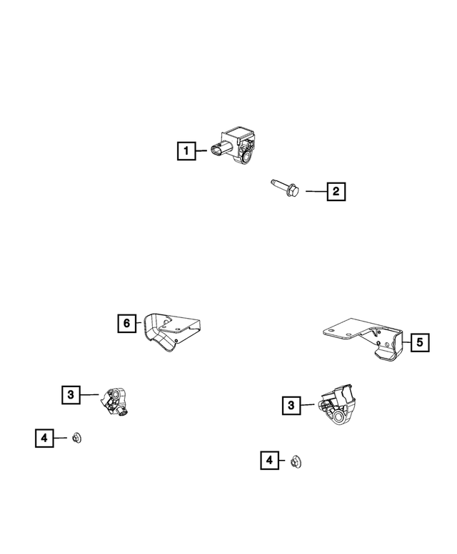 6507484AA - Electrical: Nut for Mopar Image