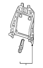 4G8881045T - Body: Seat Back Frame for Audi: A7 Quattro, RS7, S7 Image