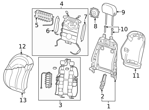 Power Seats for 2018 Audi RS7 #2