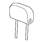 4G8881901AF22A - Body: Headrest for Audi: A6, A6 Quattro, A7 Quattro, RS7, S6, S7 Image