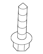 11570498 - Body: Bumper Cover Bolt for GM Image