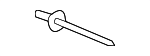 9132667 - Body: Inner Bracket Rivet for GM Image