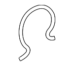 8264321000 - Body: Regulator Handle Clip for Kia: Forte, Rio, Rio5, Spectra, Spectra5 Image